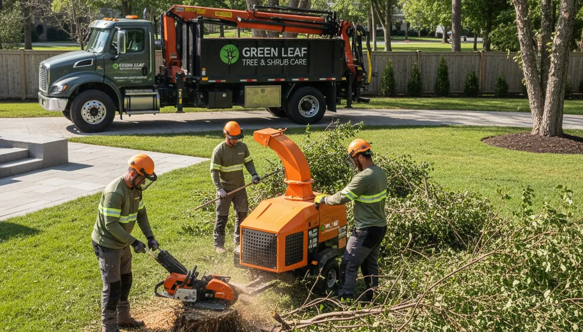 Professional shrub removal service in Spokane, WA clearing overgrown bushes and yard debris