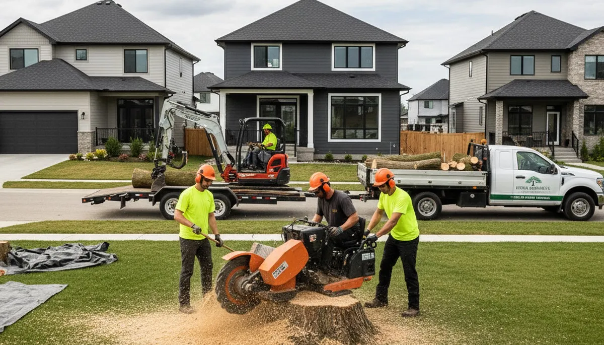 Professional stump removal service in Spokane, WA by Chop Chop Tree technicians