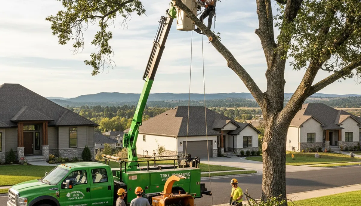 Professional tree removal service in Spokane WA safely clearing damaged trees